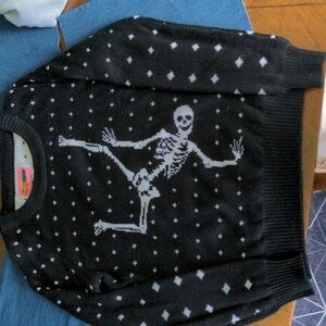 Tipsy Elves Halloween Skeleton Sweater